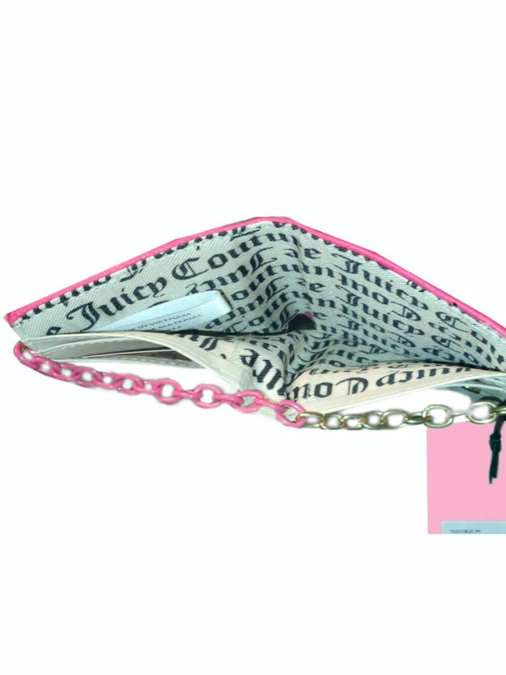Juicy Couture Hot Pink “Can’t Tame Her” Bifold Wallet & Pull-Out Card Holder NWT - Picture 6 of 6